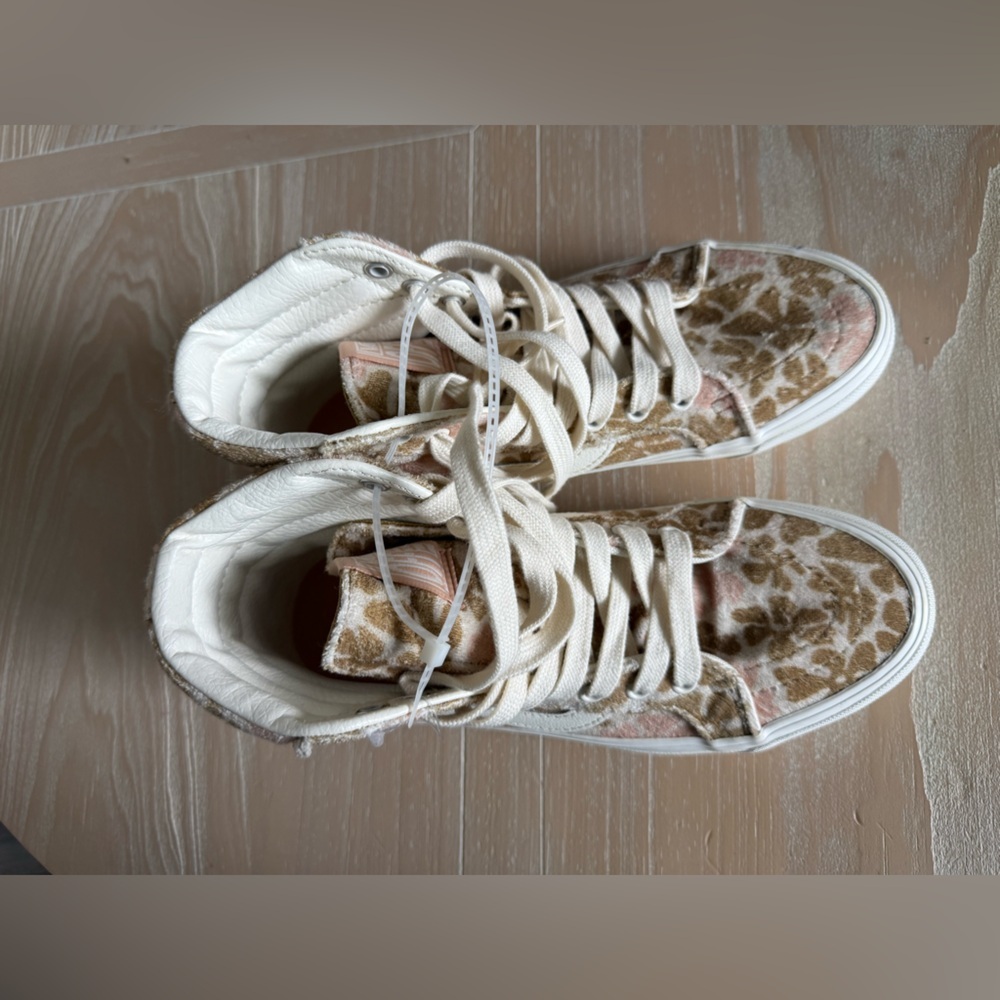 Vans|Women's High-Top Sneakers,Sk8 Hi Reissue 38 Groovy Floral Peach Colorway••• - Picture 8 of 16